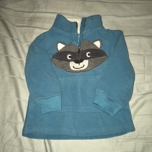 Raccoon baby hoodie